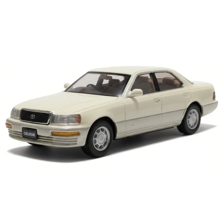 [TOSA] 1:43 Toyota 1992 Celsior UCF11 vit modellbil Die-Cast