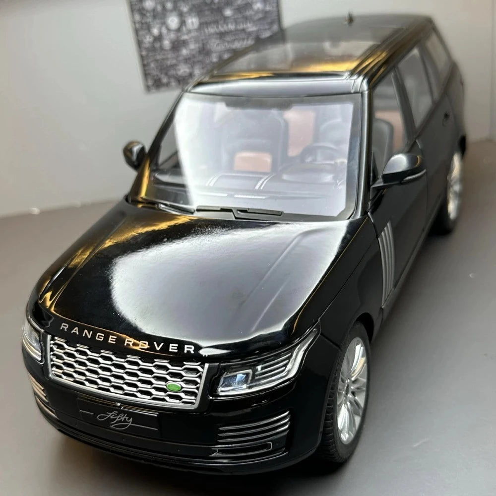 [TOY] 1:18 Land Rover 2021 Range Rover Fifty Black Model Car Die-Cast