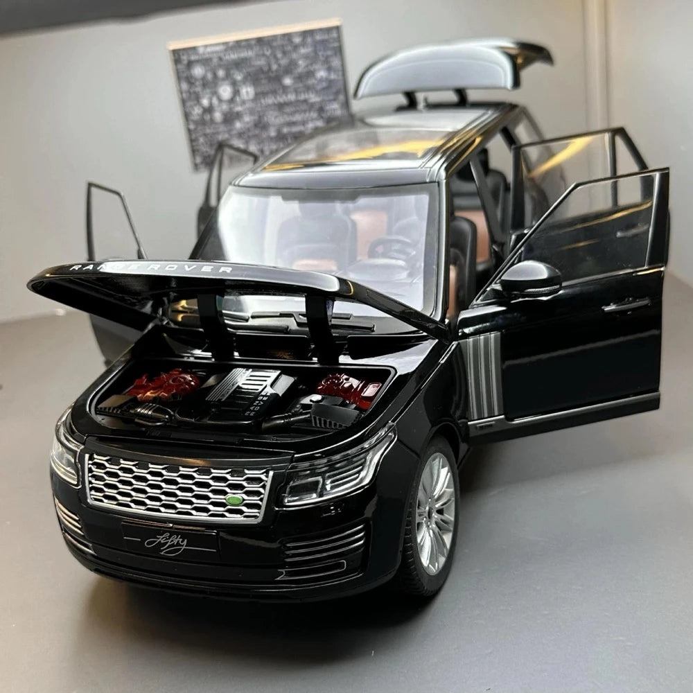 [TOY] 1:18 Land Rover 2021 Range Rover Fifty Black Model Car Die-Cast