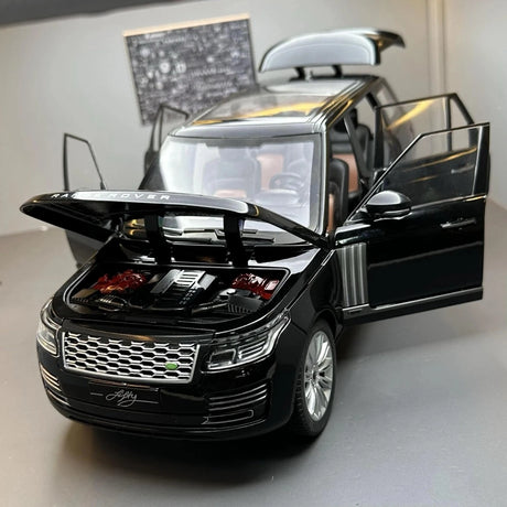 [TOY] 1:18 Land Rover 2021 Range Rover Fifty Black Model Car Die-Cast