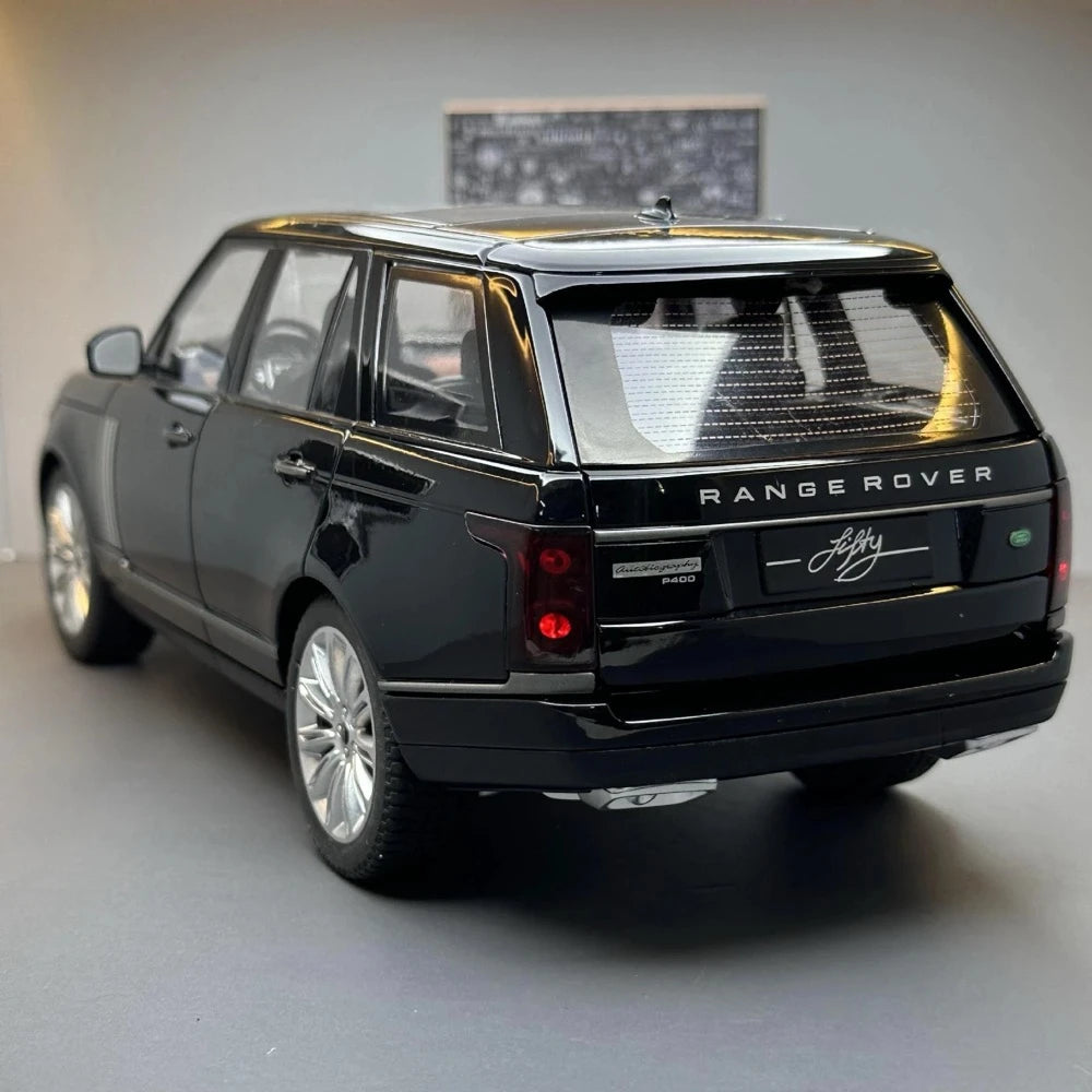 [TOY] 1:18 Land Rover 2021 Range Rover Fifty Black Model Car Die-Cast