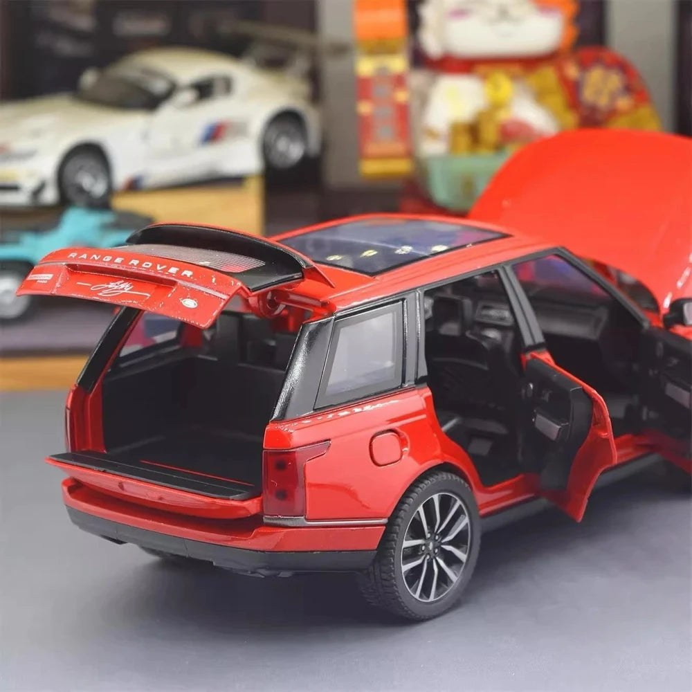 [TOY] 1:18 Land Rover 2021 Range Rover Fifty Red Model Car Die-Cast