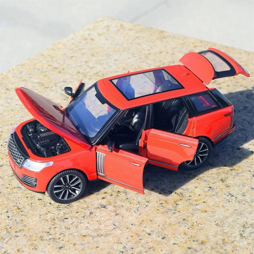 [TOY] 1:18 Land Rover 2021 Range Rover Fifty Red Model Car Die-Cast