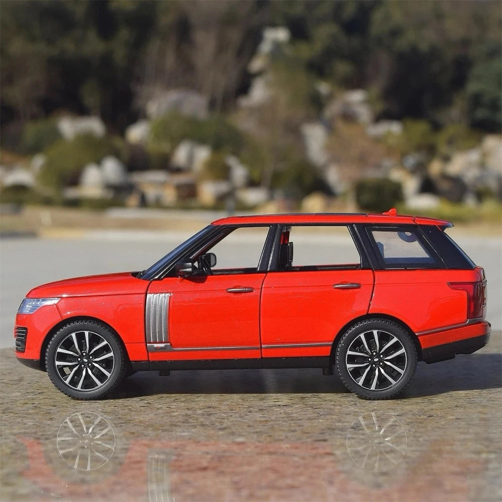 [TOY] 1:18 Land Rover 2021 Range Rover Fifty Red Model Car Die-Cast