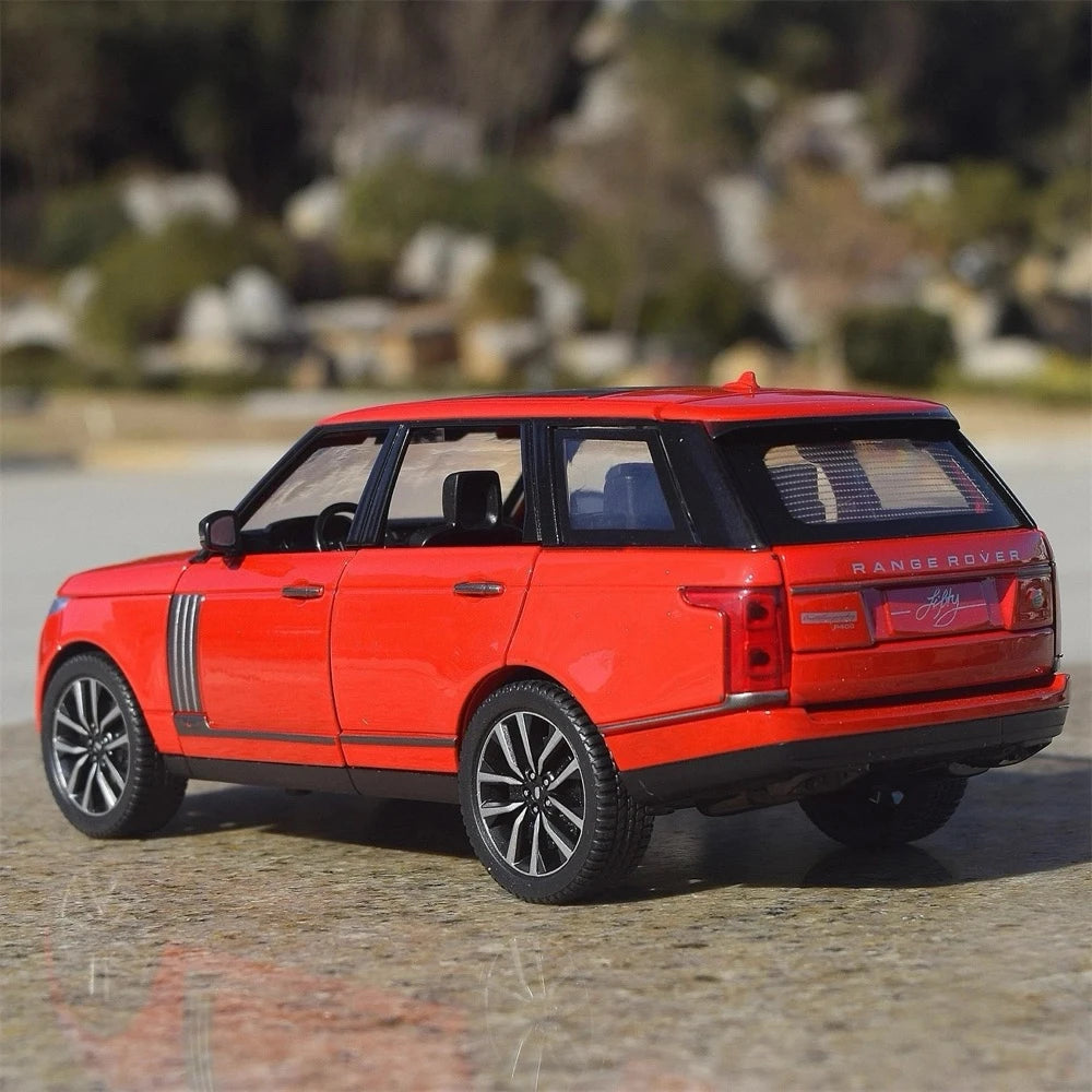 [TOY] 1:18 Land Rover 2021 Range Rover Fifty Red Model Car Die-Cast