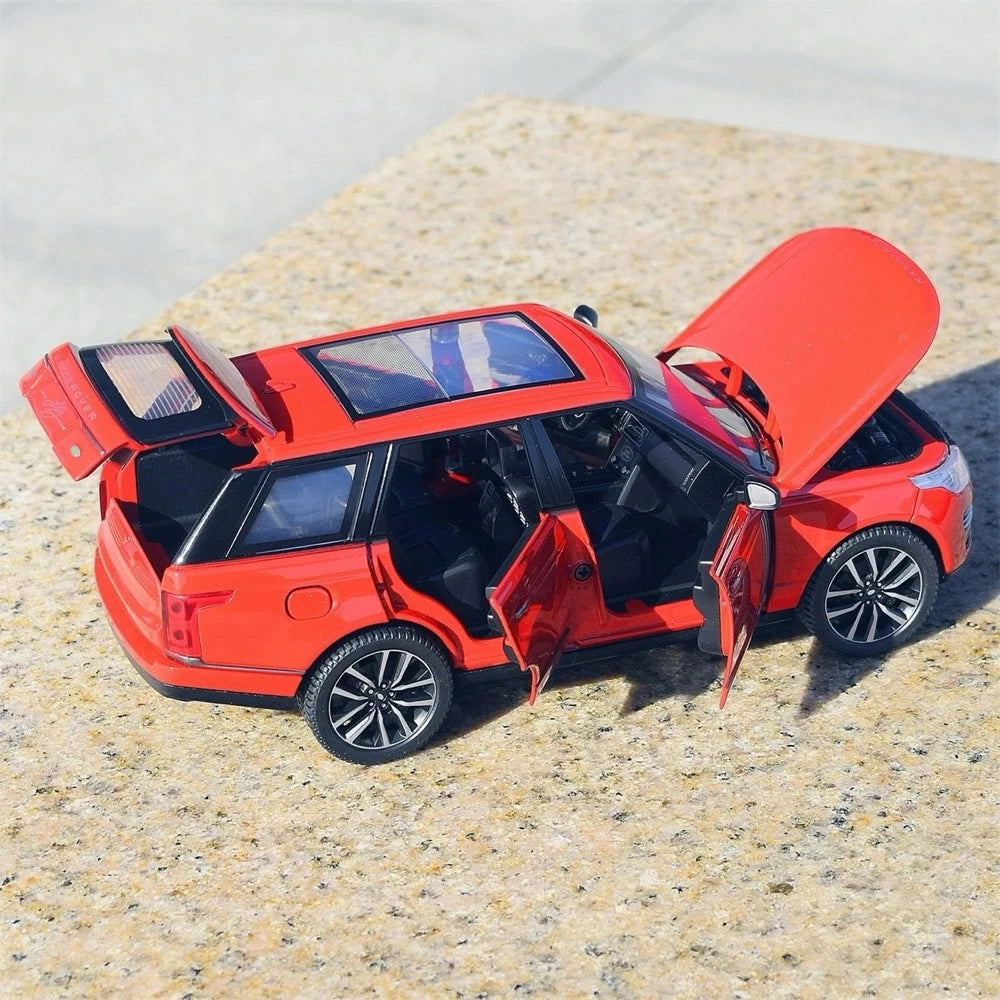[TOY] 1:18 Land Rover 2021 Range Rover Fifty Red Model Car Die-Cast