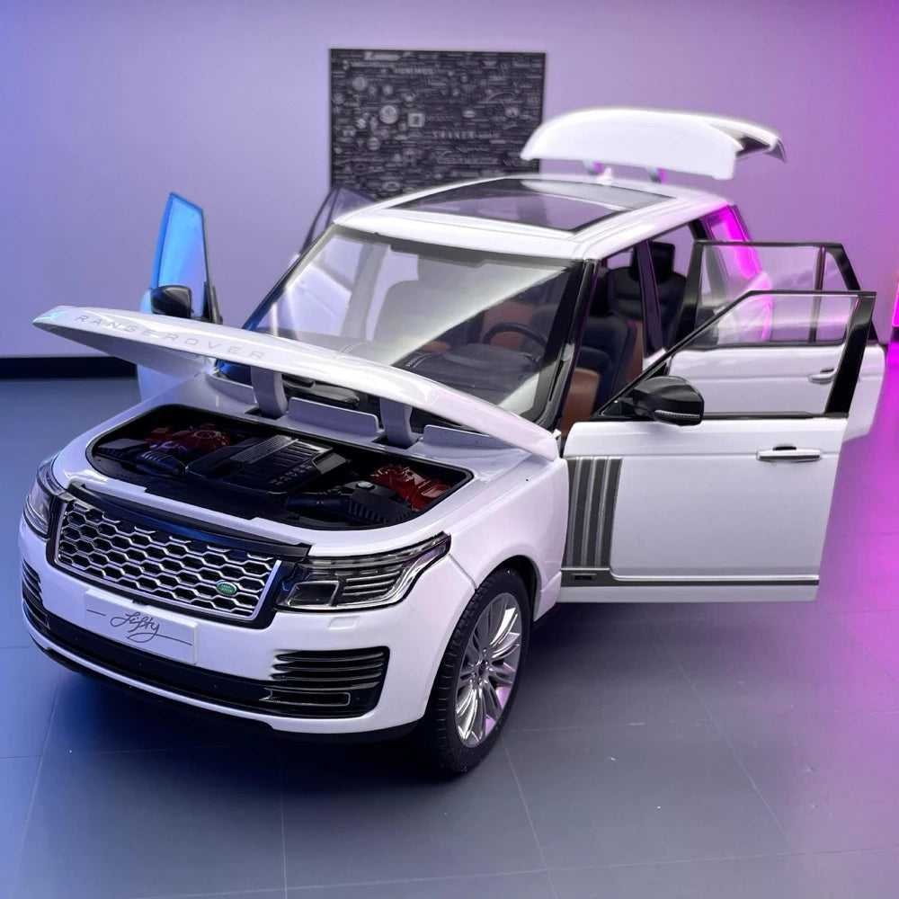 [TOY] 1:18 Land Rover 2021 Range Rover Fifty White Model Car Die-Cast