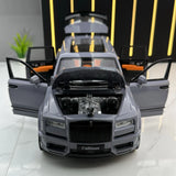 [TOY] 1:20 Rolls-Royce 2018 Cullinan Gray Model Car Die-Cast