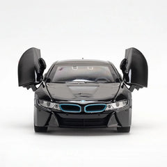 [TOY] 1:22 BMW 2013 I12 i8 zwart modelauto Die-Cast