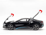 [TOY] 1:22 BMW 2013 I12 i8 Black Model Car Die-Cast