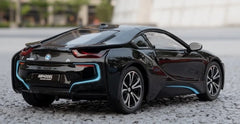 [TOY] 1:22 BMW 2013 I12 i8 zwart modelauto Die-Cast