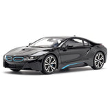 [TOY] 1:22 BMW 2013 I12 i8 Black Model Car Die-Cast