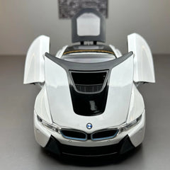 [TOY] 1:22 BMW 2013 I12 i8 White Model Car Die-Cast