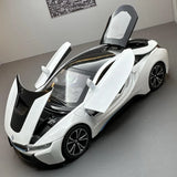 [TOY] 1:22 BMW 2013 I12 i8 White Model Car Die-Cast