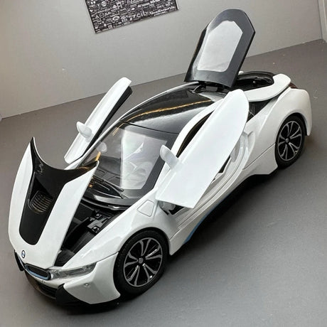 [TOY] 1:22 BMW 2013 I12 i8 White Model Car Die-Cast