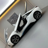 [TOY] 1:22 BMW 2013 I12 i8 White Model Car Die-Cast