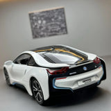 [TOY] 1:22 BMW 2013 I12 i8 White Model Car Die-Cast