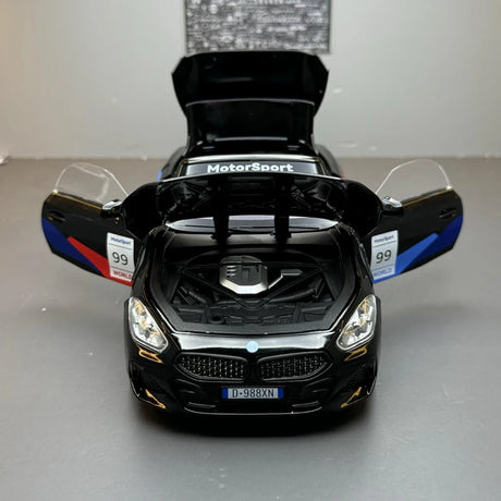 [TOY] 1:22 BMW 2019 G29 Z4 Motor Sport musta pienoismalli Die-Cast