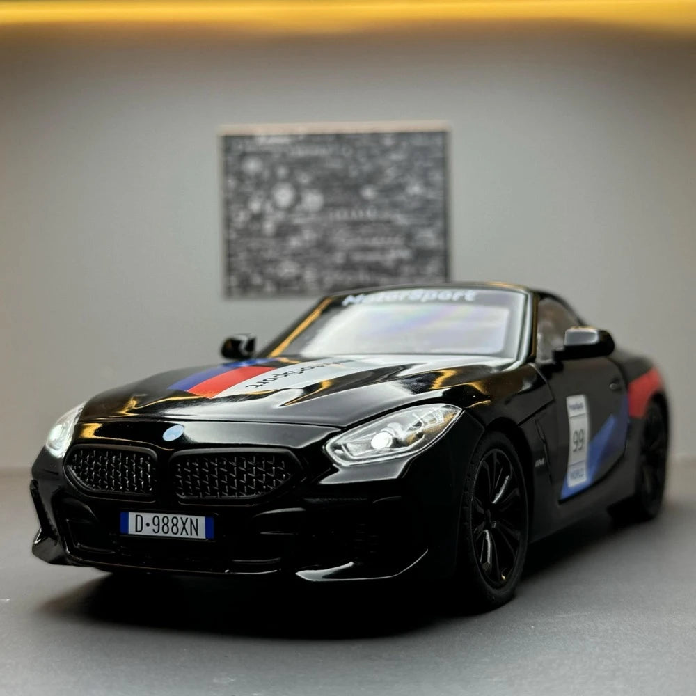 [TOY] 1:22 BMW 2019 G29 Z4 Motor Sport noir voiture miniature Die-Cast