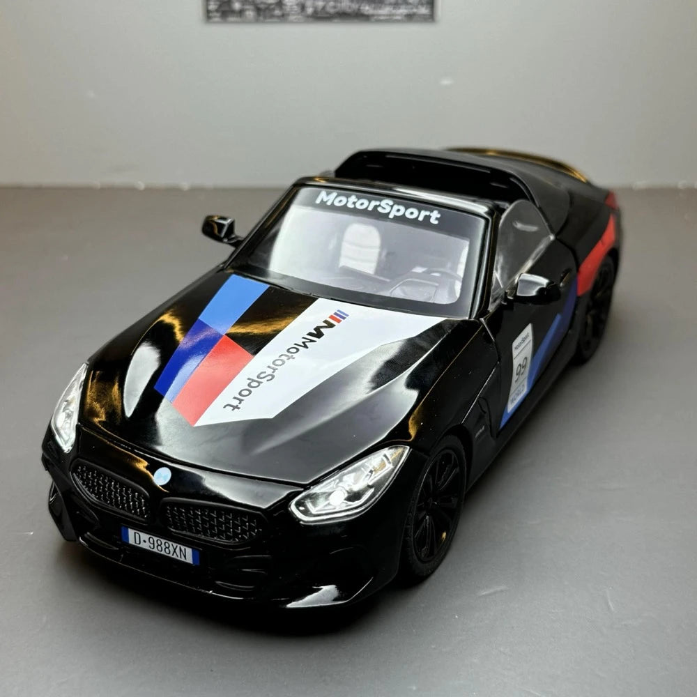 [TOY] 1:22 BMW 2019 G29 Z4 Motor Sport noir voiture miniature Die-Cast