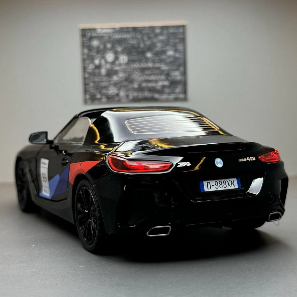 [TOY] 1:22 BMW 2019 G29 Z4 Motor Sport noir voiture miniature Die-Cast