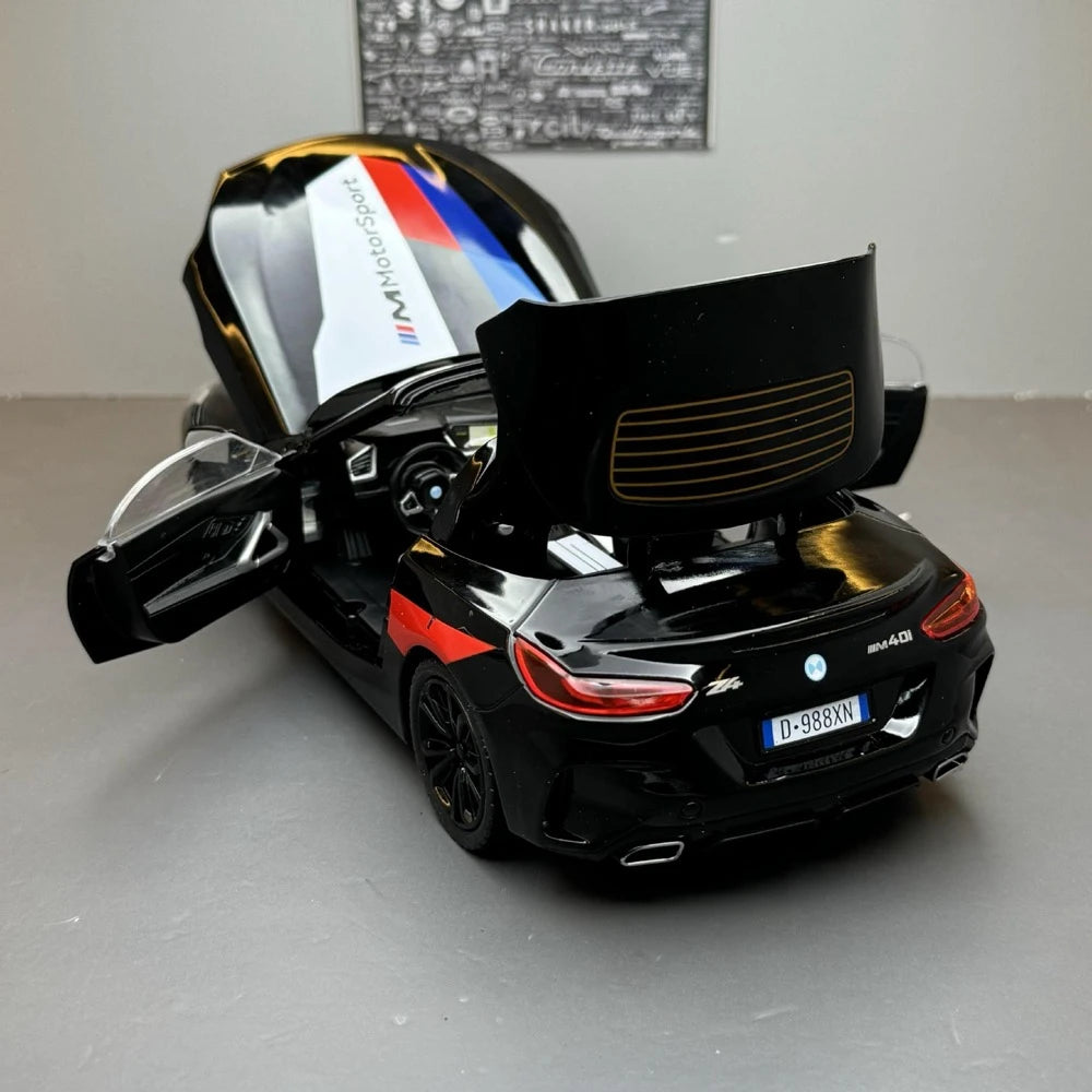 [TOY] 1:22 BMW 2019 G29 Z4 Motor Sport noir voiture miniature Die-Cast