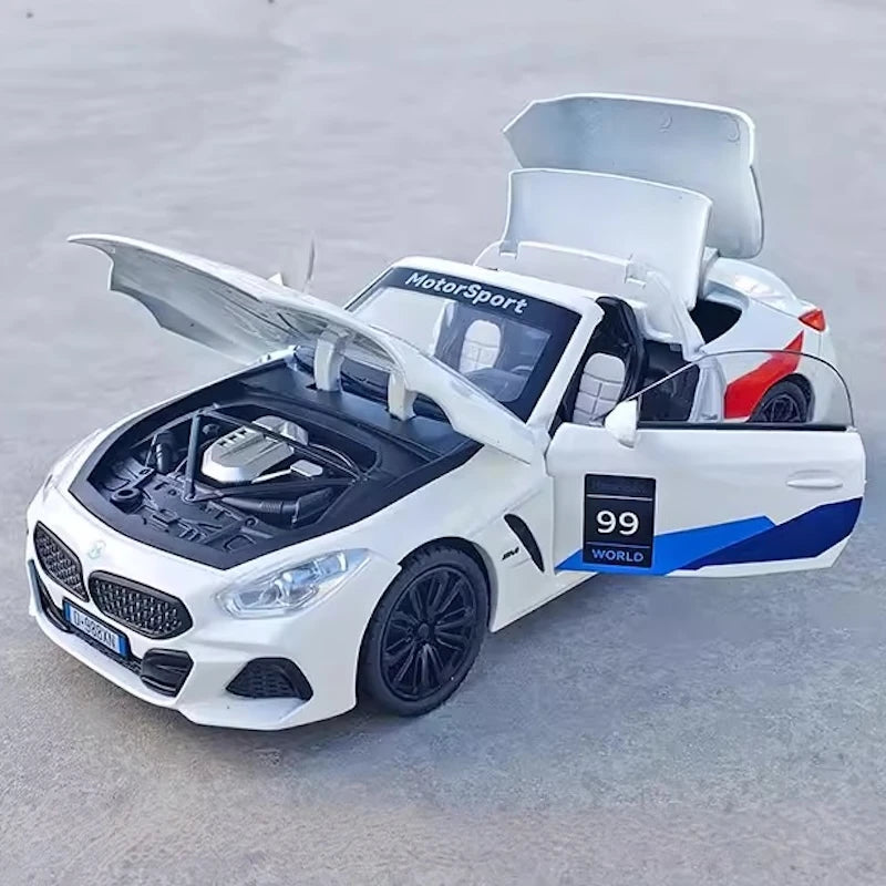 [TOY] 1:22 BMW 2019 G29 Z4 Motor Sport White Model Car Die-Cast