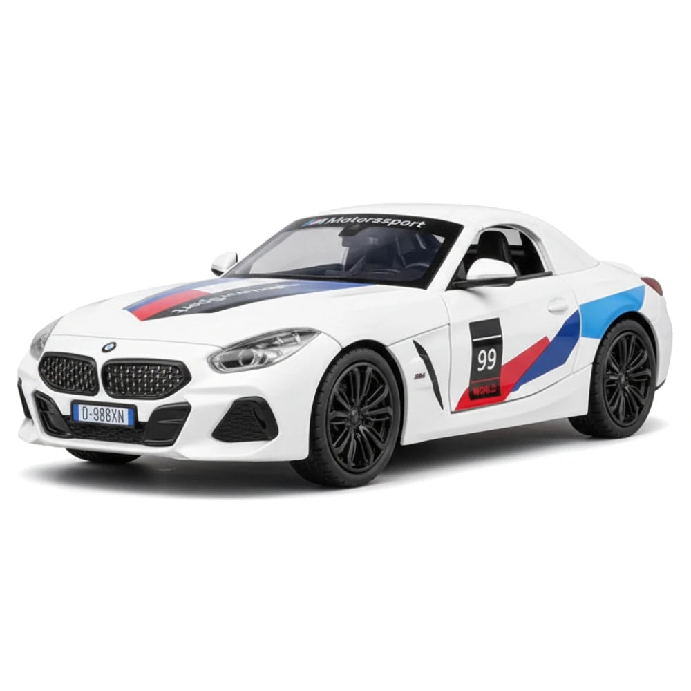 [TOY] 1:22 BMW 2019 G29 Z4 Motor Sport White Model Car Die-Cast
