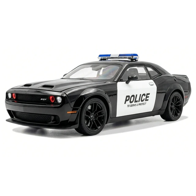 [TOY] 1:22 Dodge 2018 Challenger SRT Hellcat Police Model Car Die-Cast