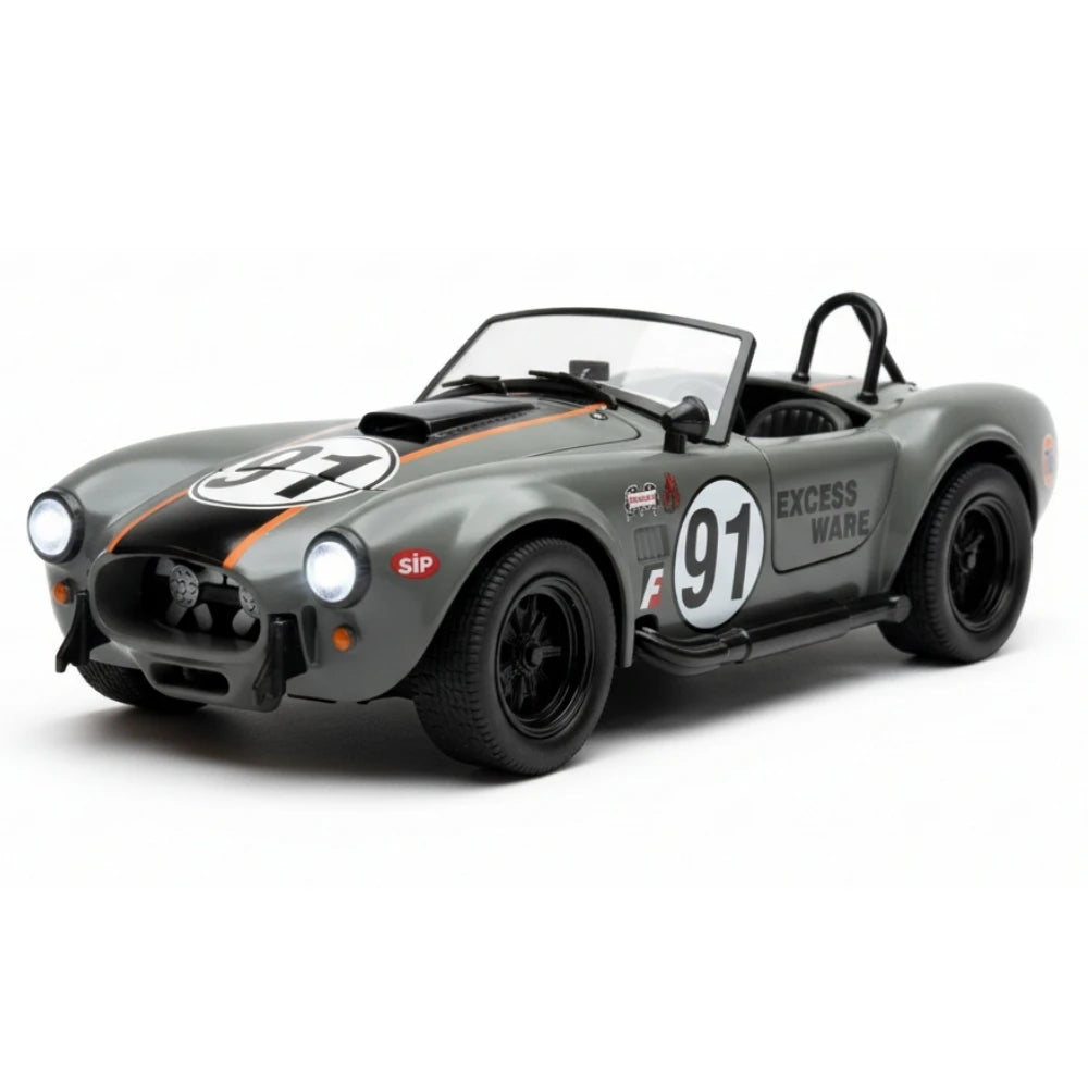[TOY] 1:22 Ford 1965 Shelby Cobra 427 Gray Model Car Die-Cast