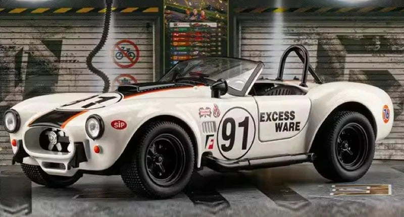 [TOY] 1:22 Ford 1965 Shelby Cobra 427 White Model Car Die-Cast