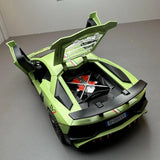 [TOY] 1:22 Lamborghini 2019 Aventador SVJ LP780-4 Green Model Car Die-Cast