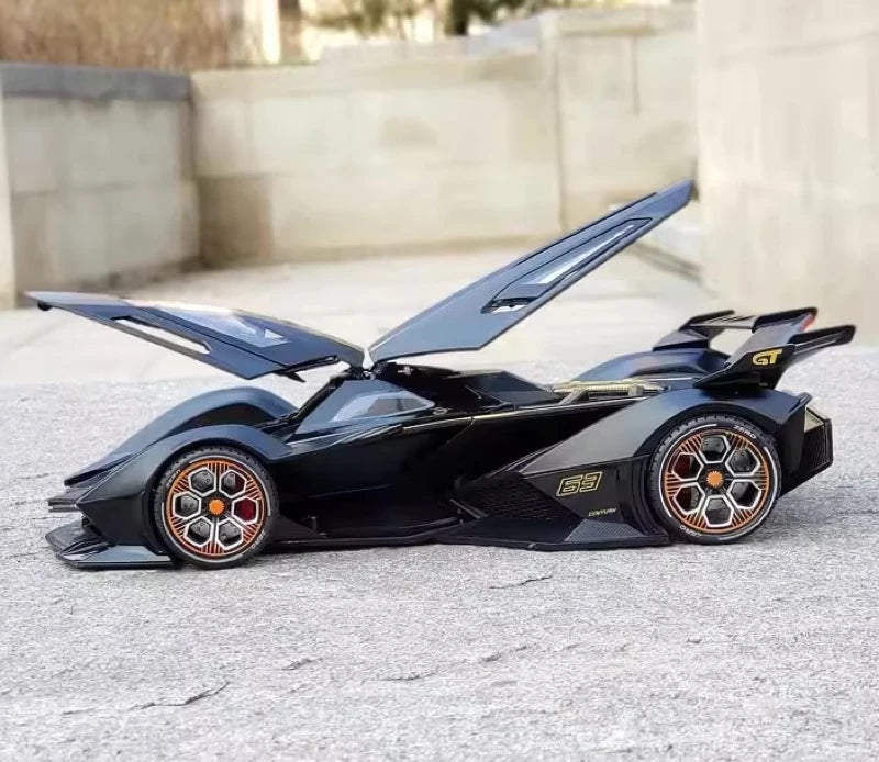 [TOY] 1:22 Lamborghini 2019 V12 Vision Gran Turismo Black Model Car Die-Cast