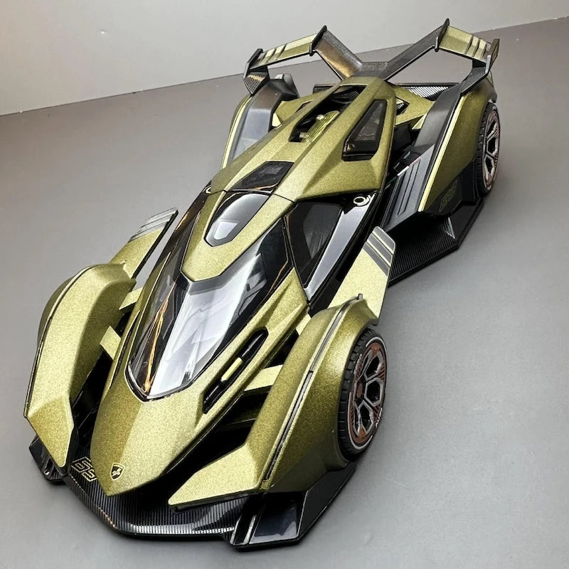 [TOY] 1:22 Lamborghini 2019 V12 Vision Gran Turismo Green Model Car Die-Cast