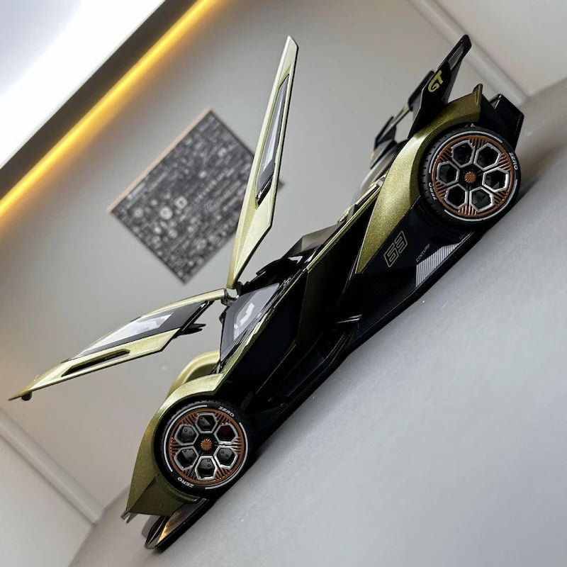 [TOY] 1:22 Lamborghini 2019 V12 Vision Gran Turismo Green Model Car Die-Cast