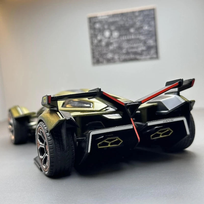 [TOY] 1:22 Lamborghini 2019 V12 Vision Gran Turismo Green Model Car Die-Cast