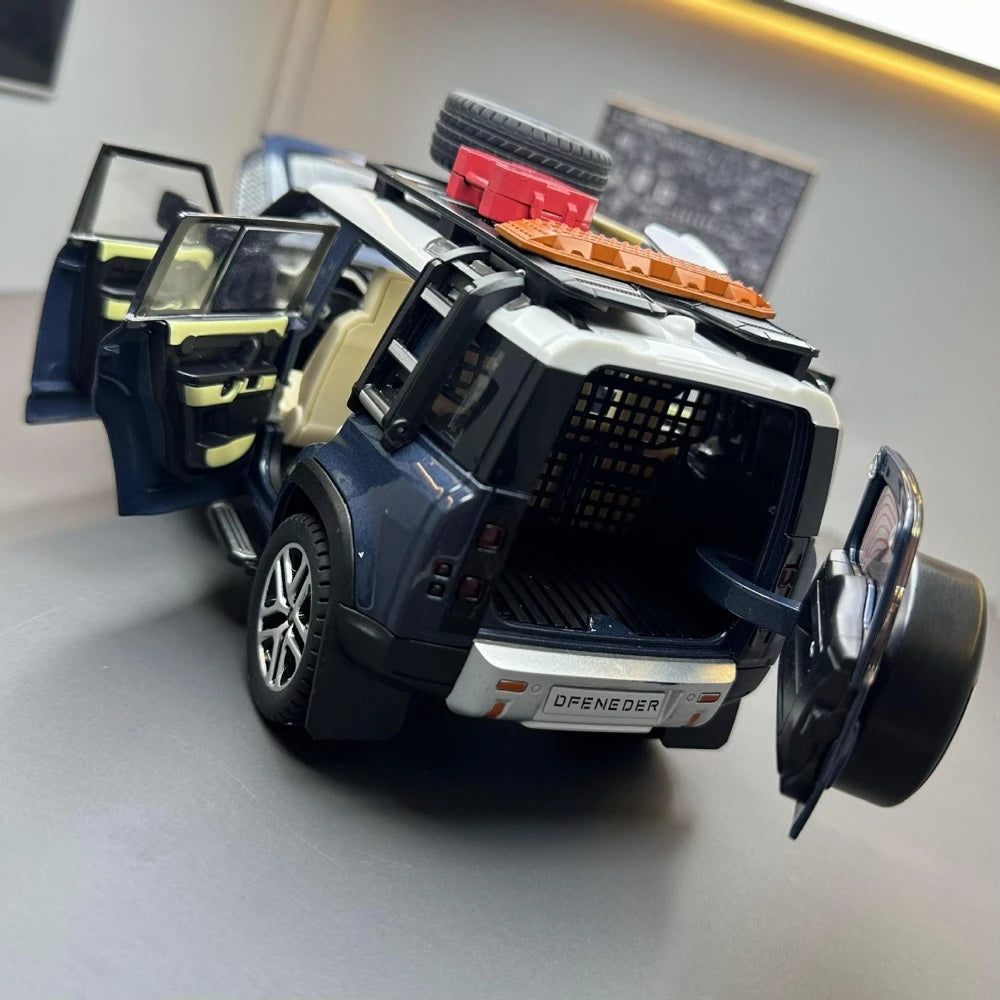 [TOY] 1:22 Land Rover 2020 Defender 110 Blue Model Car Die-Cast