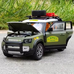 [TOY] 1:22 Land Rover 2020 Defender 110 Camel verde modellino di auto Die-Cast
