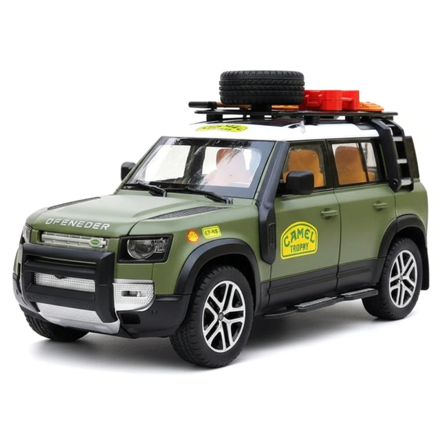 [TOY] 1:22 Land Rover 2020 Defender 110 Camel groen modelauto Die-Cast