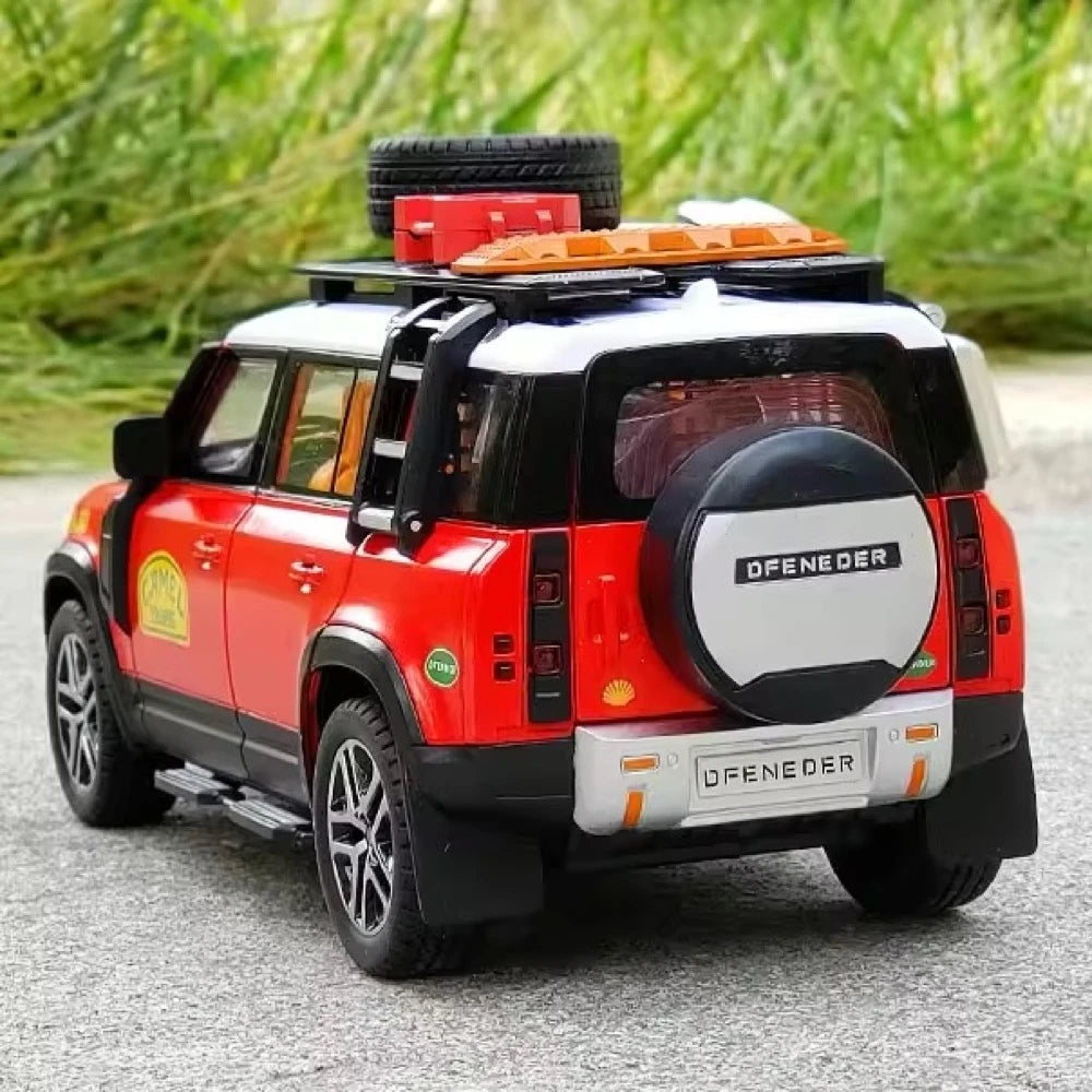 [TOY] 1:22 Land Rover 2020 Defender 110 Camel rosso modellino di auto Die-Cast