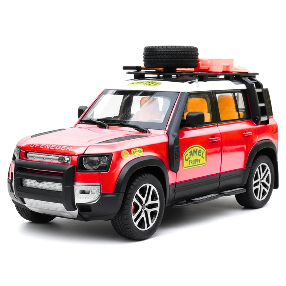 [TOY] 1:22 Land Rover 2020 Defender 110 Camel rosso modellino di auto Die-Cast