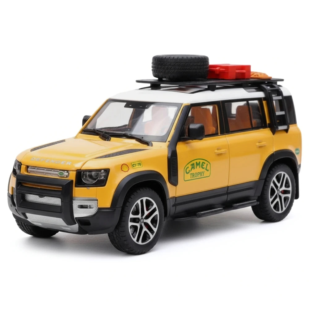 [TOY] 1:22 Land Rover 2020 Defender 110 Camel Yellow Model Car Die-Cast