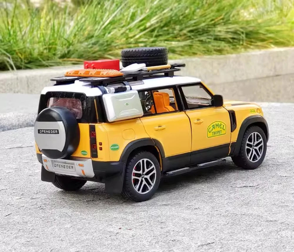 [TOY] 1:22 Land Rover 2020 Defender 110 Camel Yellow Model Car Die-Cast
