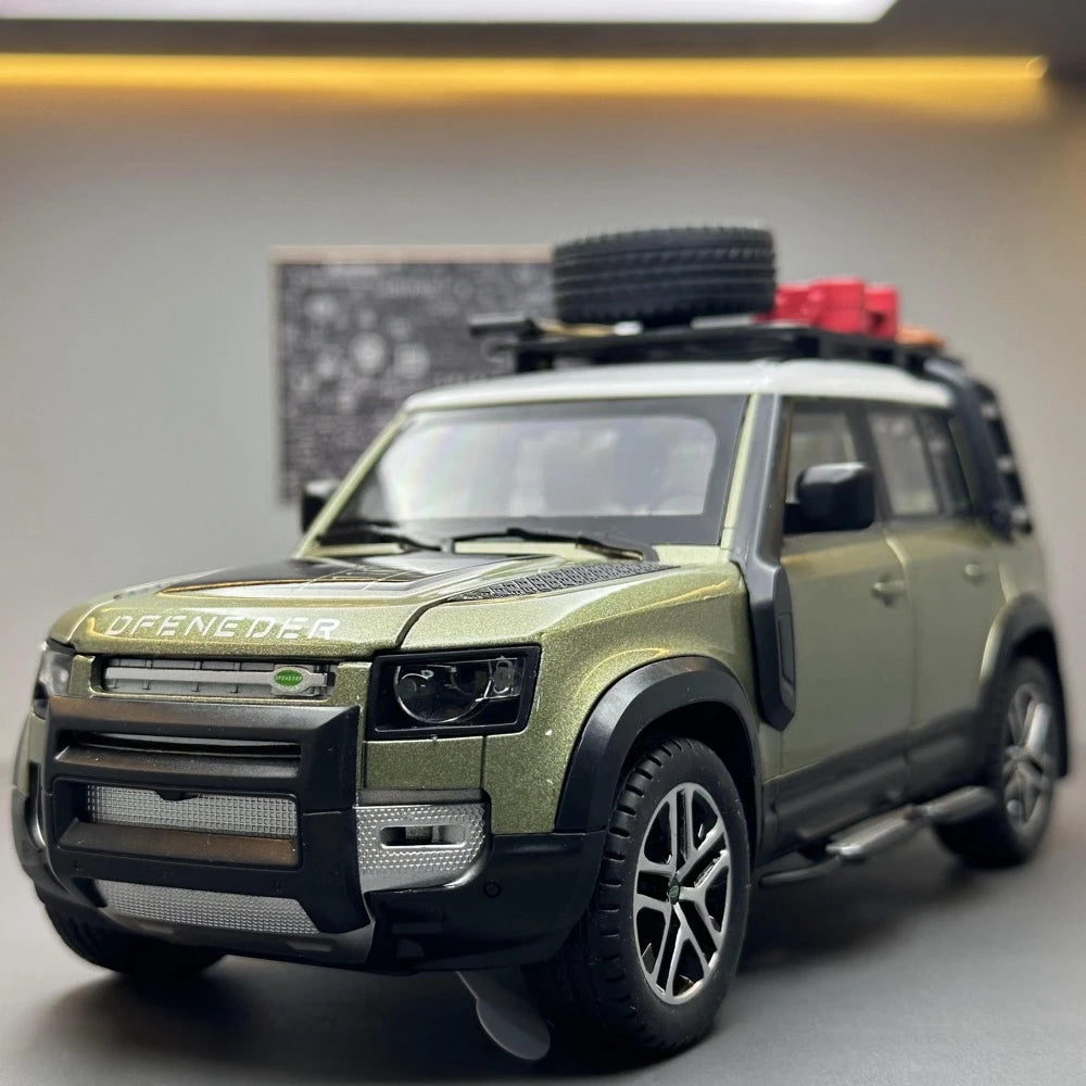[TOY] 1:22 Land Rover 2020 Defender 110 Green Model Car Die-Cast