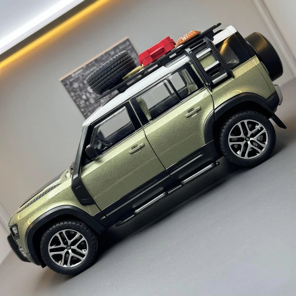 [TOY] 1:22 Land Rover 2020 Defender 110 Green Model Car Die-Cast