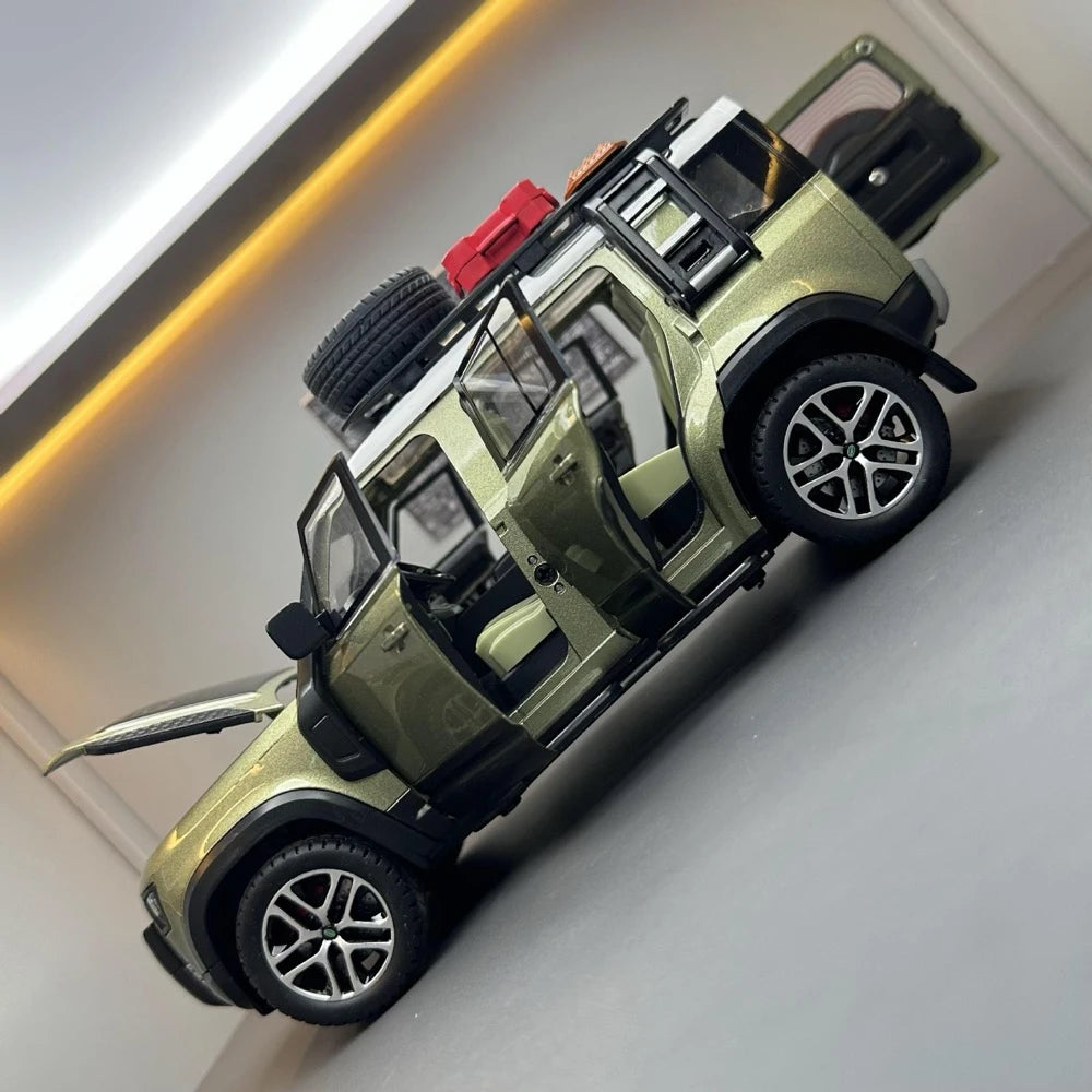 [TOY] 1:22 Land Rover 2020 Defender 110 Green Model Car Die-Cast
