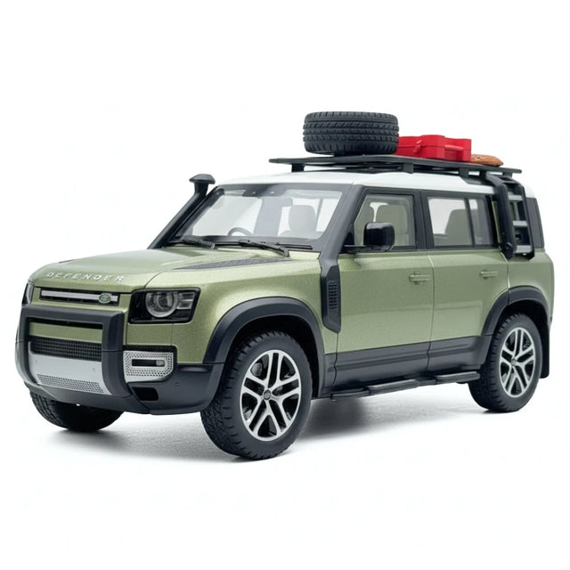 [TOY] 1:22 Land Rover 2020 Defender 110 Green Model Car Die-Cast