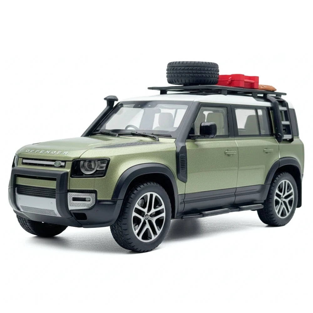 [TOY] 1:22 Land Rover 2020 Defender 110 Green Model Car Die-Cast