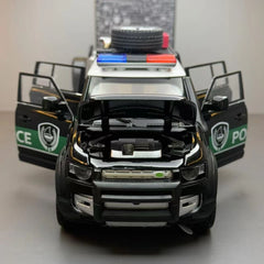 [TOY] 1:22 Land Rover 2020 Defender 110 Police Model Car Die-Cast