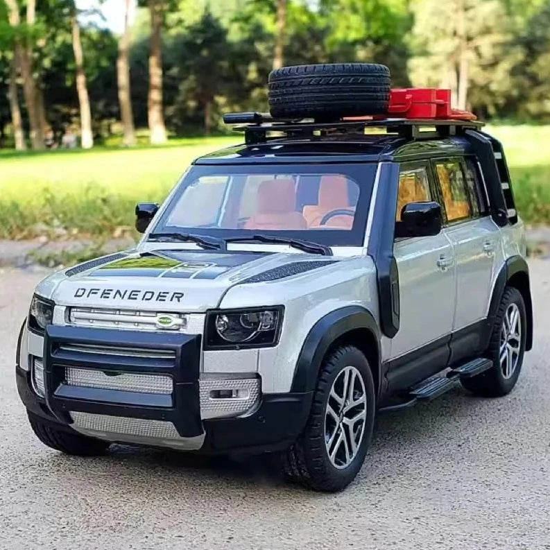 [TOY] 1:22 Land Rover 2020 Defender 110 Silver Model Car Die-Cast